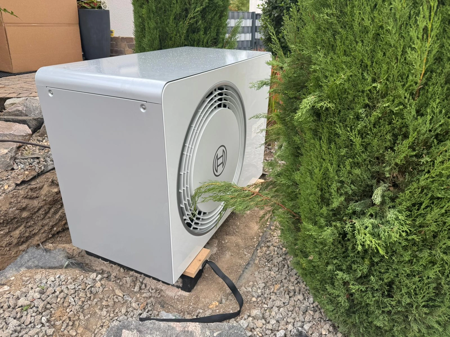 Wärmepumpen von Projektentwickler für Gebäude von grüner Energie