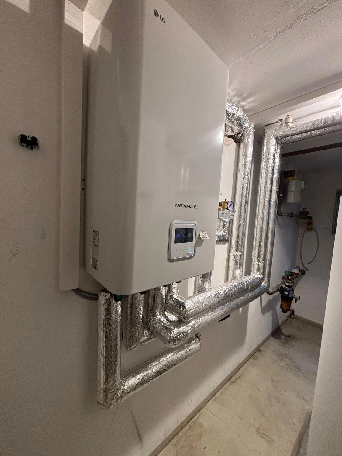 Wärmepumpen von Projektentwickler für Gebäude von grüner Energie